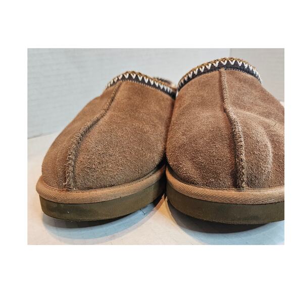 UGG Tasman II Chestnut Brown Suede Slide-In Low Profile Shoes, Women Size 9.5 - Picture 3 of 10